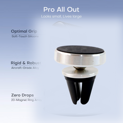 Phone holder showing 360-degree rotation feature