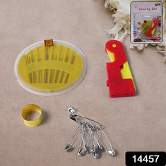 Tailoring Sewing Kit displayed with needle threader and scissors