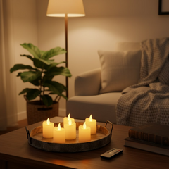 LED Flameless Candle Light Set Front View
