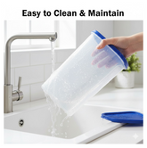 Single 2000ml modular transparent airtight food storage container