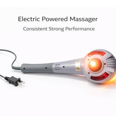 Close-up of massager control settings
