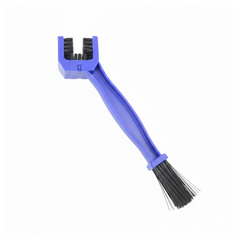 Motorbike chain cleaning tool with 3D rotating brushes