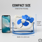 USB Mini Fan front view bright color