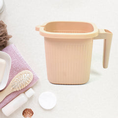 Clear Plastic Square Bath Mug