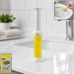 Flower-shaped toilet gel cleaner in box