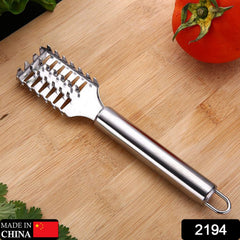 Fish scale remover scraper on white background