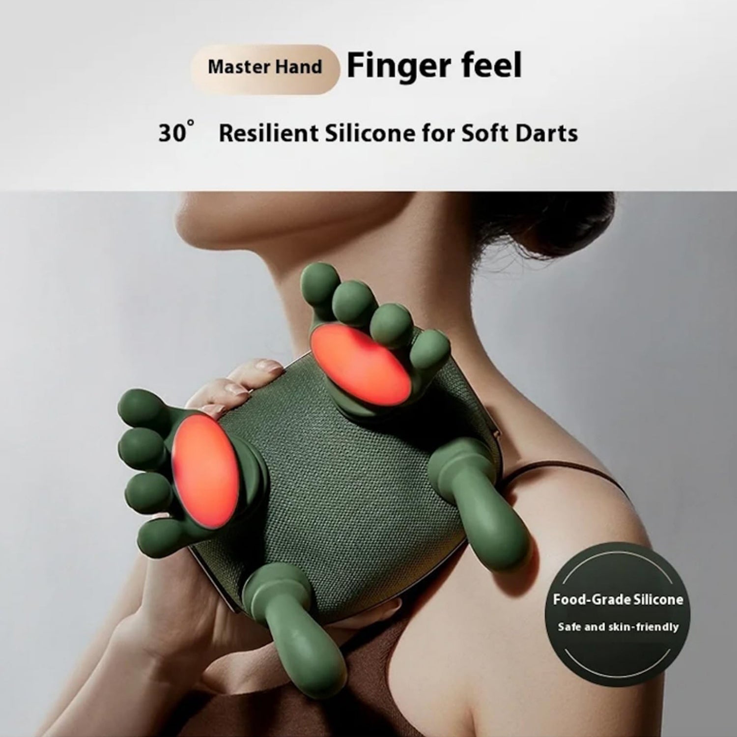 Rechargeable kneading neck & shoulder massager main view