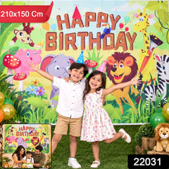 Jungle backdrop curtain pack