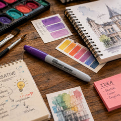 Mix color permanent marker pen