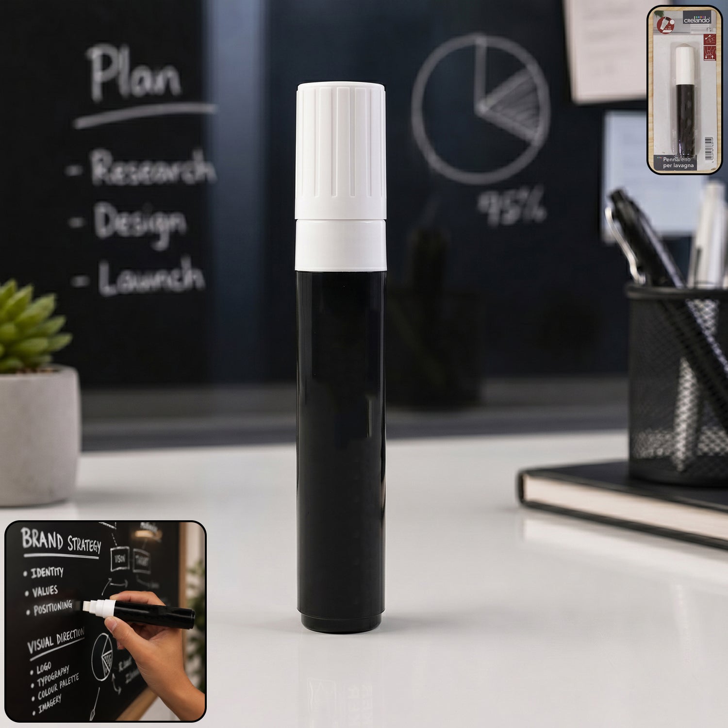 Black chalk marker pen liquid erasable