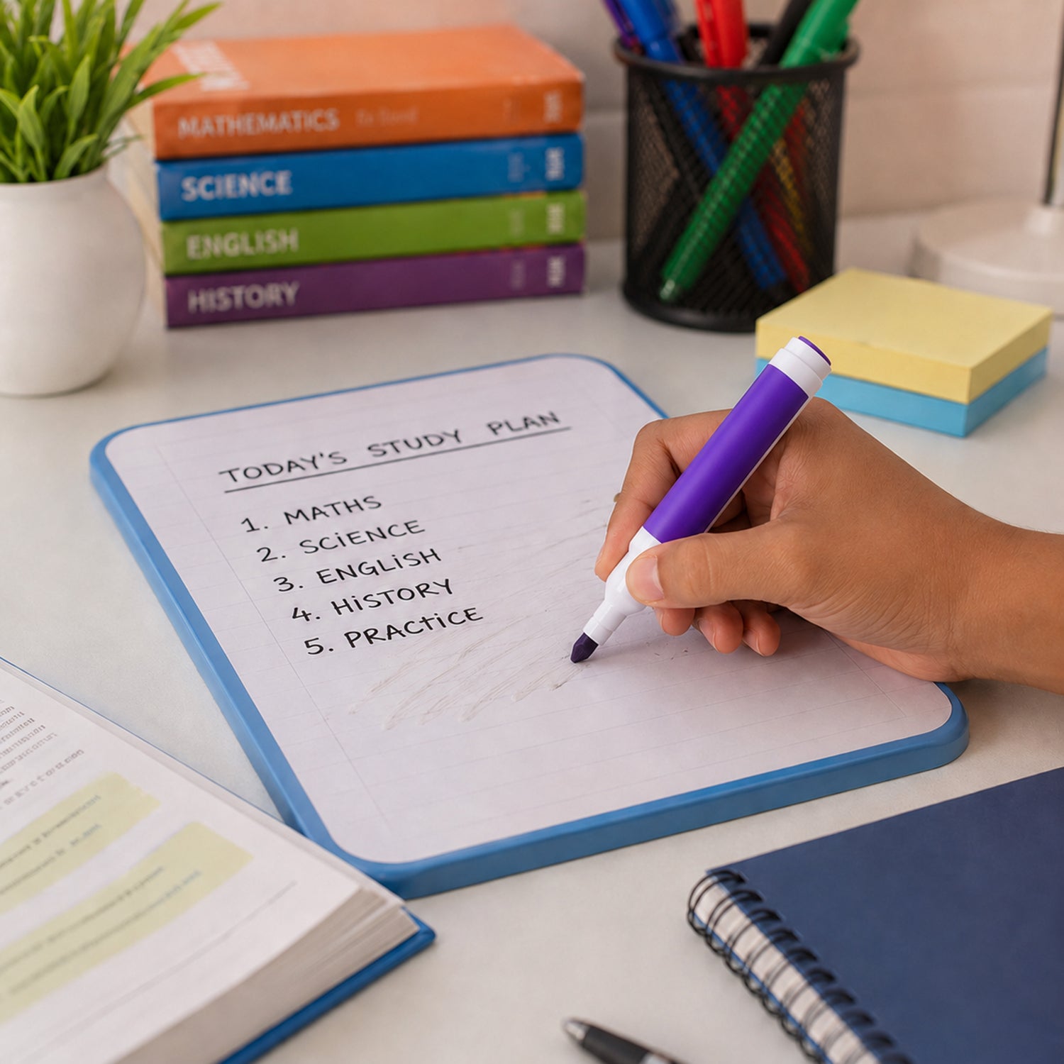 Mix color dry erase marker pen