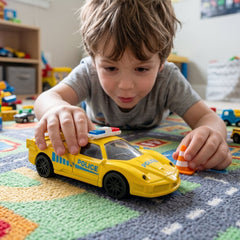 Police car toy kids play