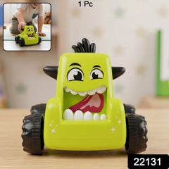 Assorted cartoon monster push back car toy packaging
