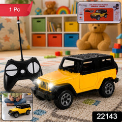 Packaged RC off road jeep toy in box