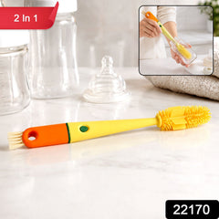 4 in 1 silicone bottle cleaning brush