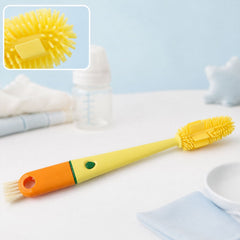 Silicone brush nipple brush set