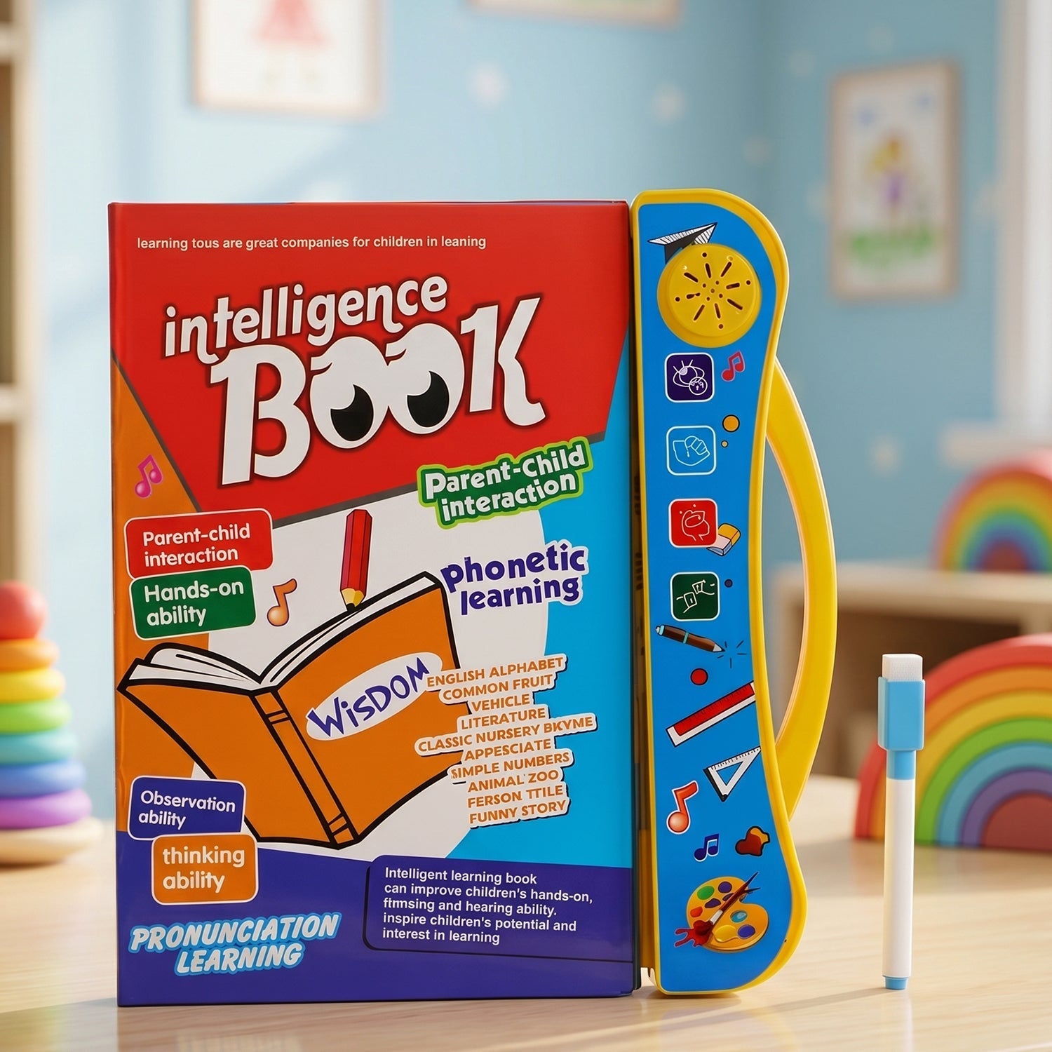 Kids intelligence learning sound book