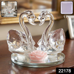 Crystal swan showpiece pack