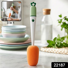 Bottle cleaning brush pack