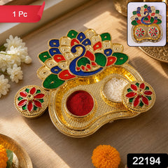 Peacock kankavati holder pack