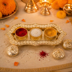 Triveni kumkum holder detail