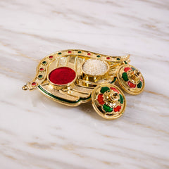 Mango kumkum holder detail