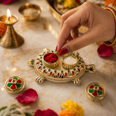 Kumkum holder puja tilak