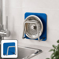 Self adhesive sink sponge holder steel caddy