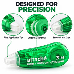 Correction tape applicator detail