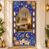 Eid Mubarak arch cutout backdrop curtain