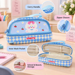 Zipper pouch handle detail