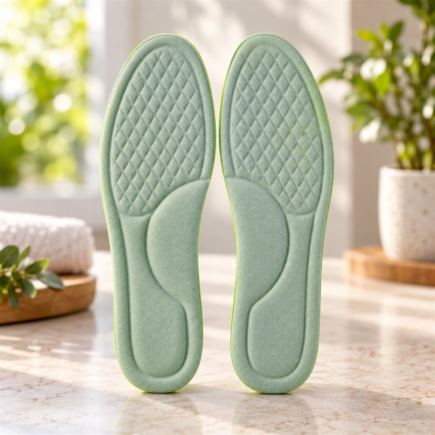 Soft foam shoe insoles textured surface 45-46
