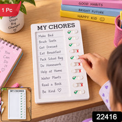 Chores checklist board pack