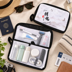 Travel storage pouch essentials