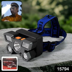 PowerLite branded LED headlamp on adjustable strap