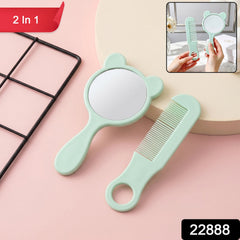 Comb mirror grooming kit pack