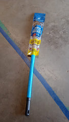 Adjustable Height Broom with Synthetic Bristles