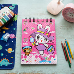 Cute Bunny Notepad Closeup