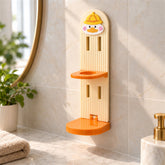 Wall mounted bottle storage rack adjustable