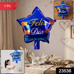 Feliz dia birthday foil balloon