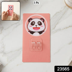 Pack of cartoon adhesive plastic wall hooks