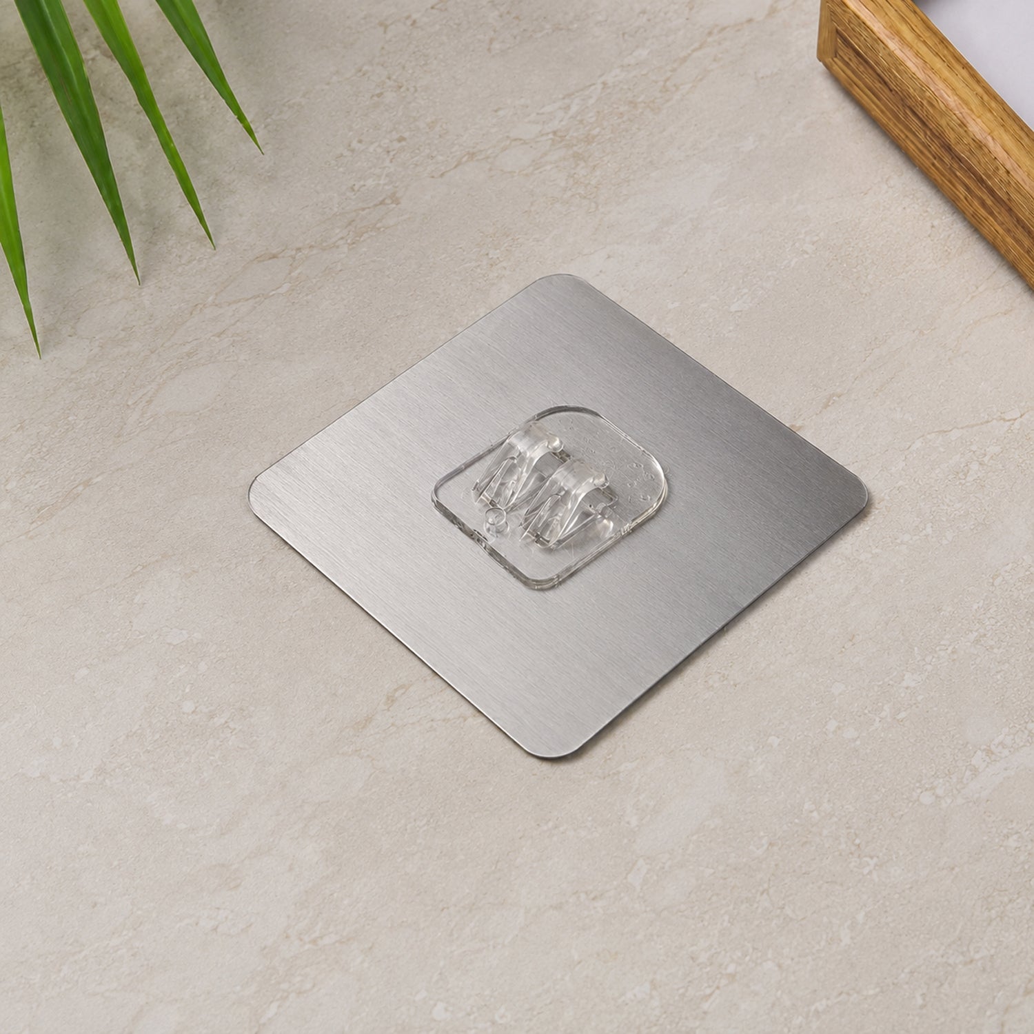 Heavy duty self adhesive wall hook