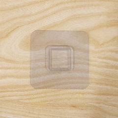 Snap on wall hook base