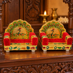 Two Piece Pooja Seat Set