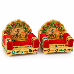 Decorative Peacock Singhasan