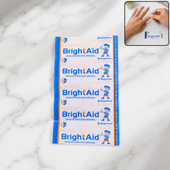 BrightAid adhesive bandages 5pc strips