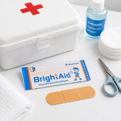 Medicated first aid strips