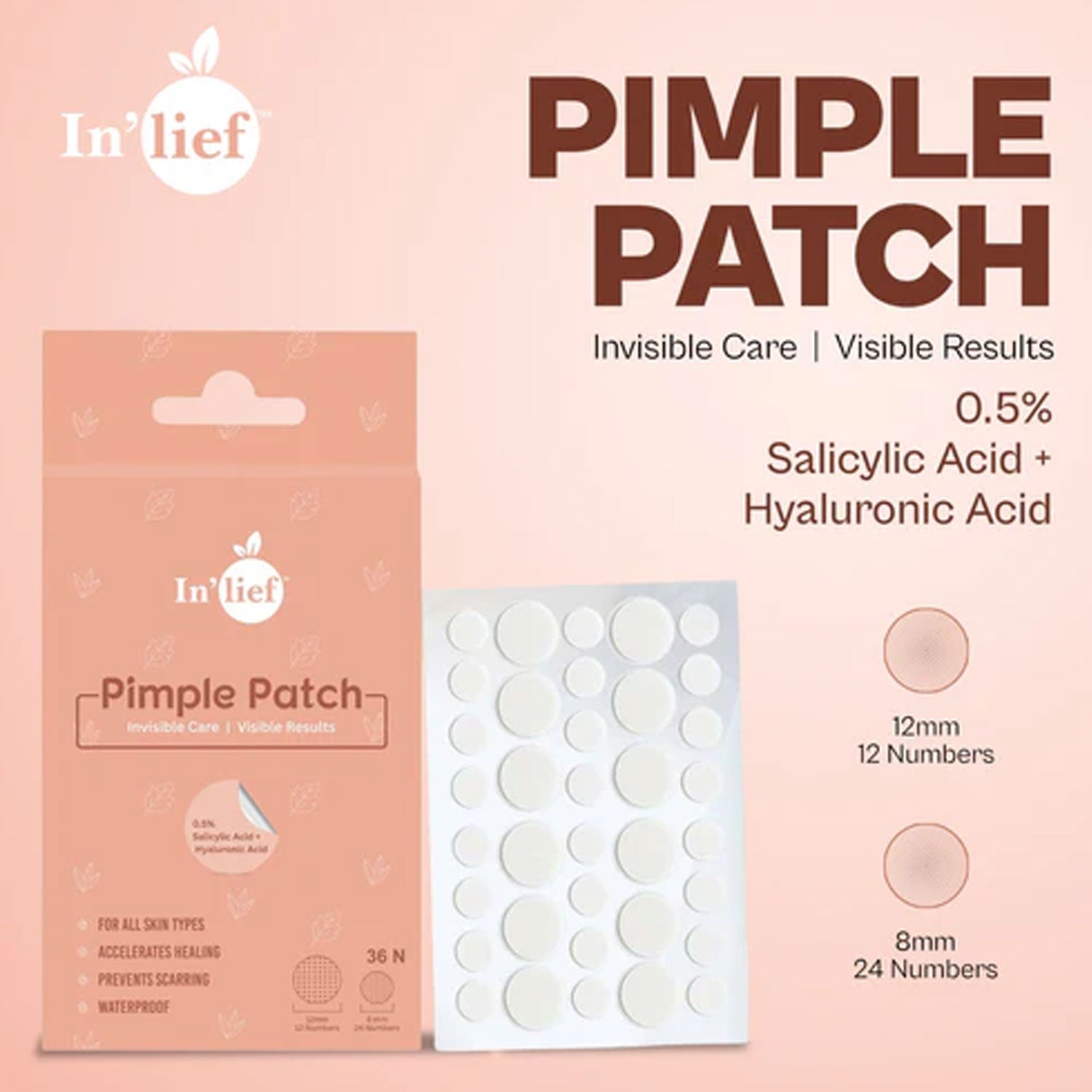 In lief pimple patch set acne care