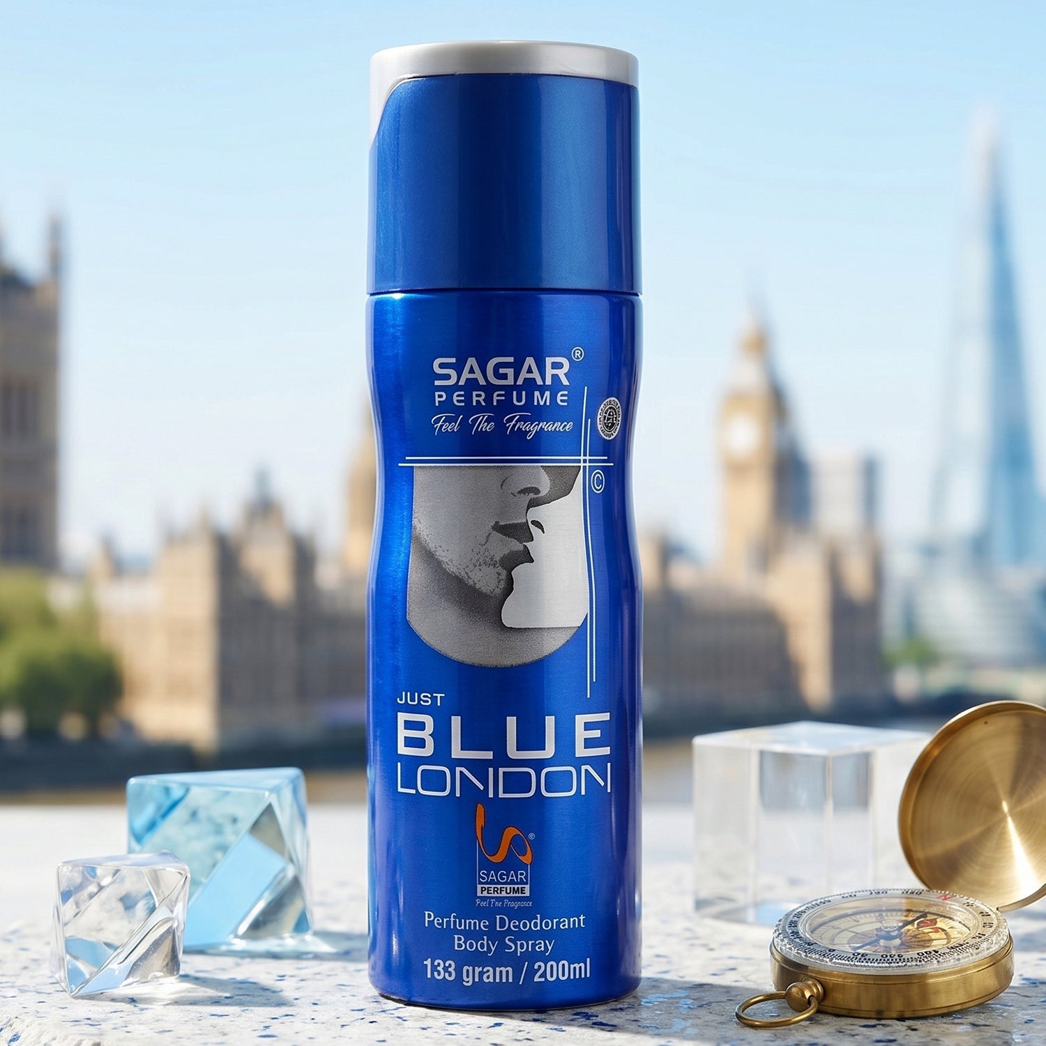 Just Blue London body spray men