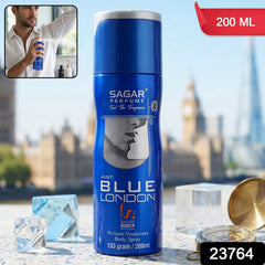 Blue London body spray pack